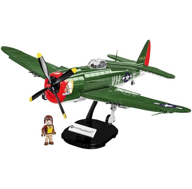 Конструктор пластиковый Cobi Historical Collection WWII P-47 Thunderbolt COBI-5737