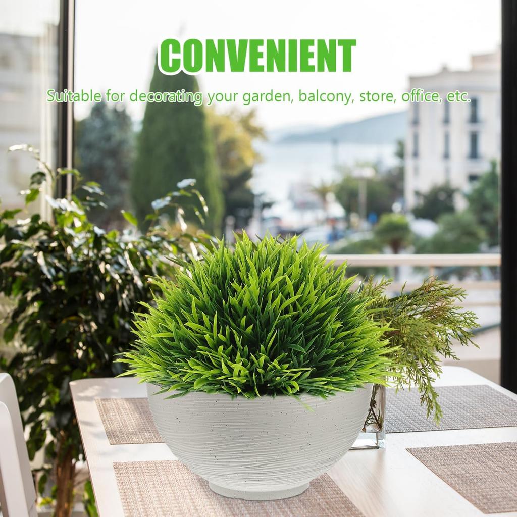 Housoutil Vintage Succulents Planter Ceramics Water Lily Bowl Hydroponic Planter Pot Round Succulent Nursery Pot Flowerpot Decoration (Beige) Office