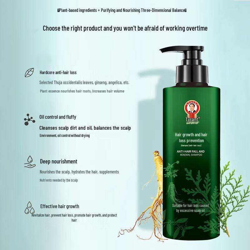 Bawang Anti-Hair Loss & Hair Growth Shampoo, Ginseng & Angelica, 500ml x 5 Pack