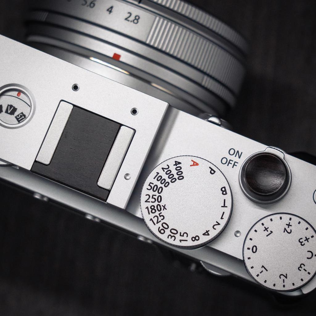 Iborrys Hot Shoe Cover Shutter Button Cover Compatible with FUJIFILM and Over 20 Other Camera Made of Premium Wood Retro Handcrafted by with Hot Shoe
