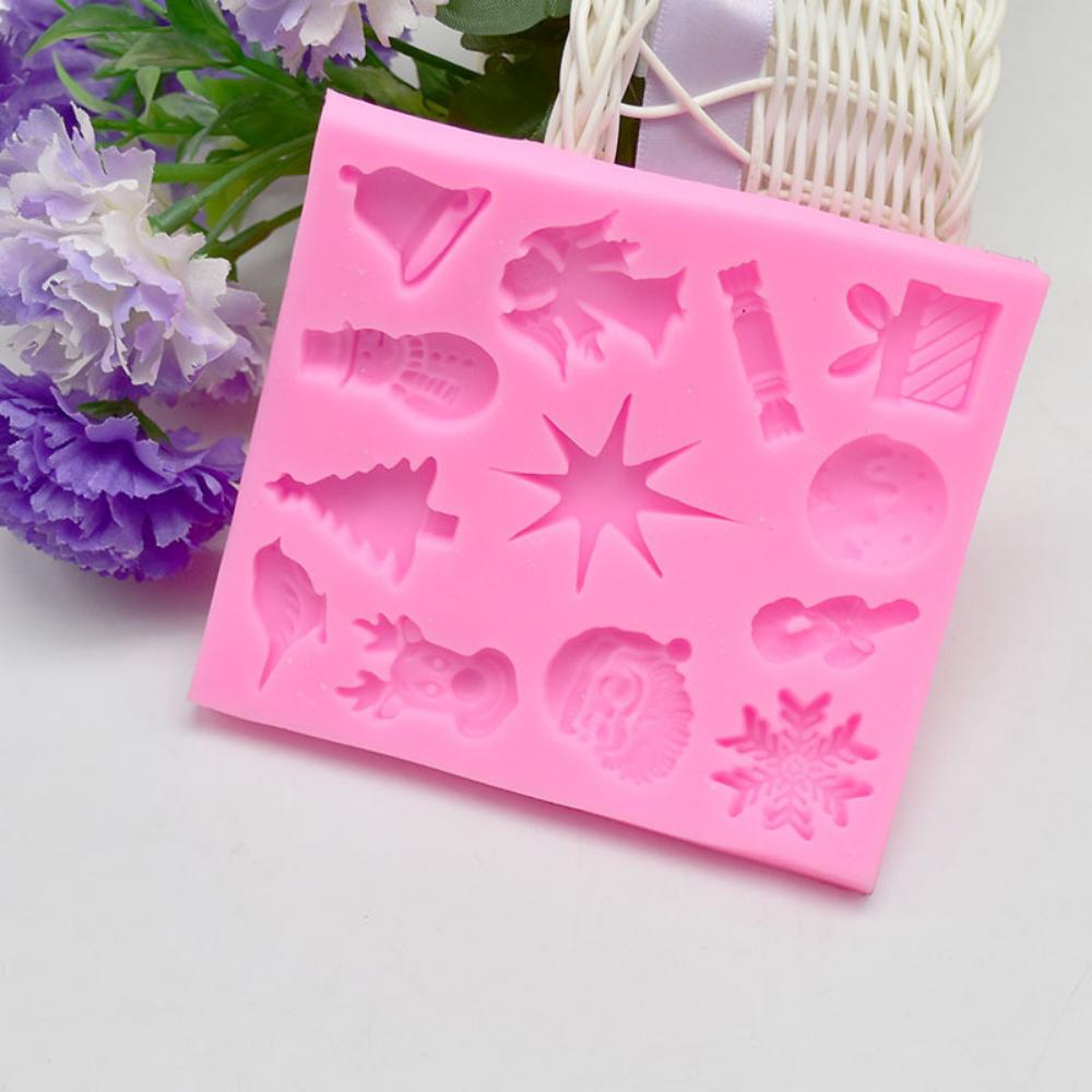 Vánoční Mousse Čokoládový dort Tekutá silikonová forma Fondantová silikonová forma