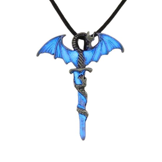 Vintage Glow In The Dark Cross Pendant Necklace Luminous Halloween Jewelry