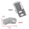 Stainless Steels Urinal Wall Bracket Replacement Urinal Installation Bracket Base Sink Bracket with Screws Enduring