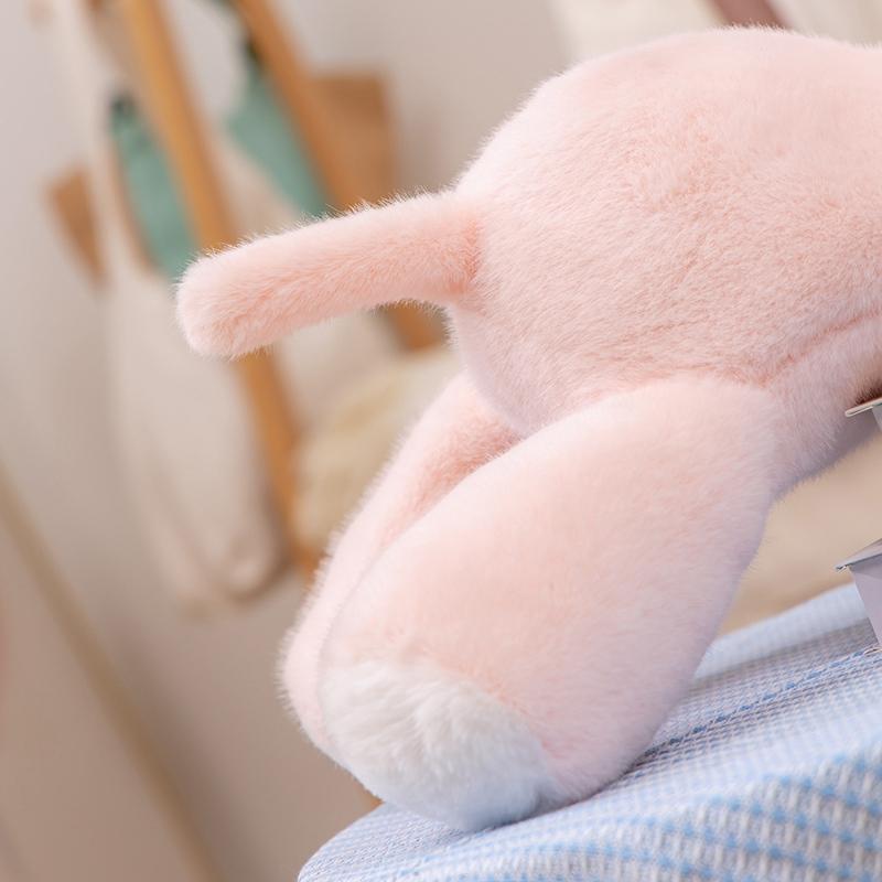 30/47cm Cute Elephant Plush Toy Very Soft Pink Grey Elephant Plushies Cuddly Doll Gifts Girl Kids
