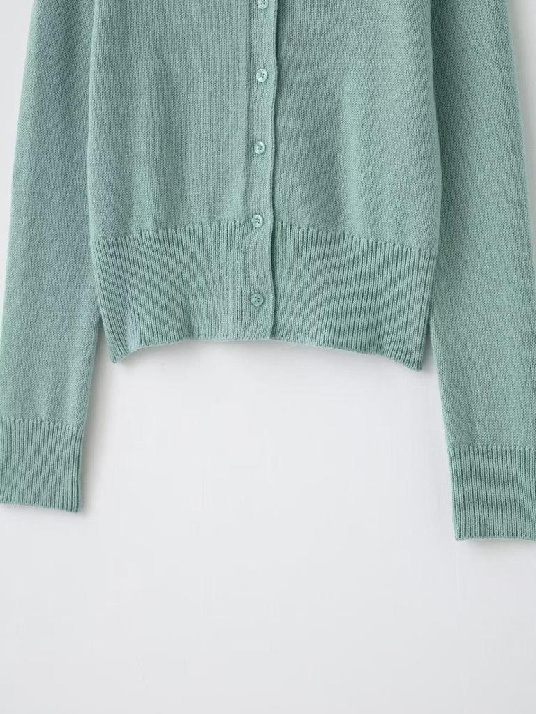 European & American Women's Autumn Street Fashion Casual Knit Cardigan