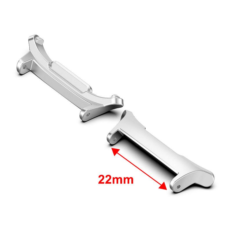2pcs Watch Band Adapter for Samsung Galaxy Watch 7 Ultra 47mm Stainless Steel Adapter Connector 20mm 22mm 24mm Band Connectors