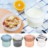Kitchen Supplies Food Container Double-layer Breakfast Cup Fresh-keeping Box Storage Jars Sealed Container