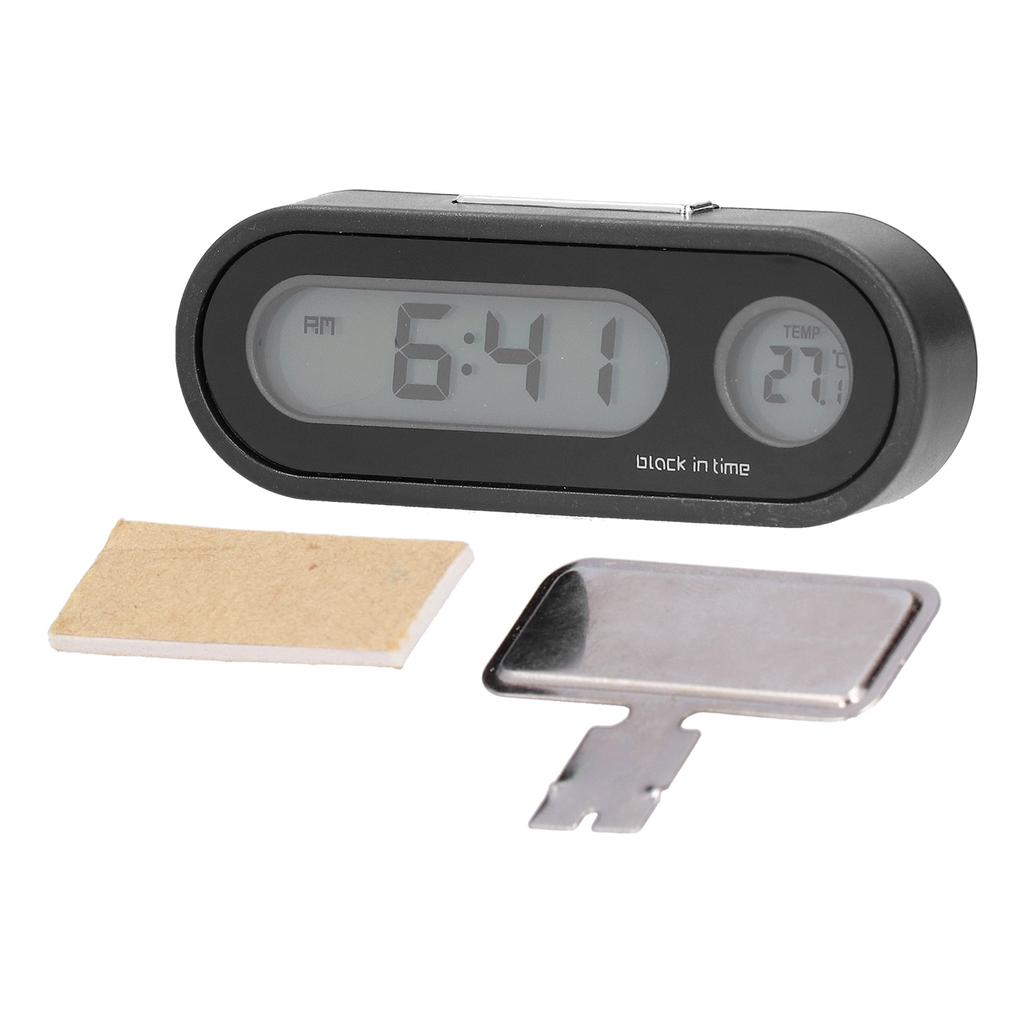 Auto Thermometer Nachtlicht Elektronische Hintergrundbeleuchtung Auto Armaturenbrett Uhr für Zuhause Büro Outdoor