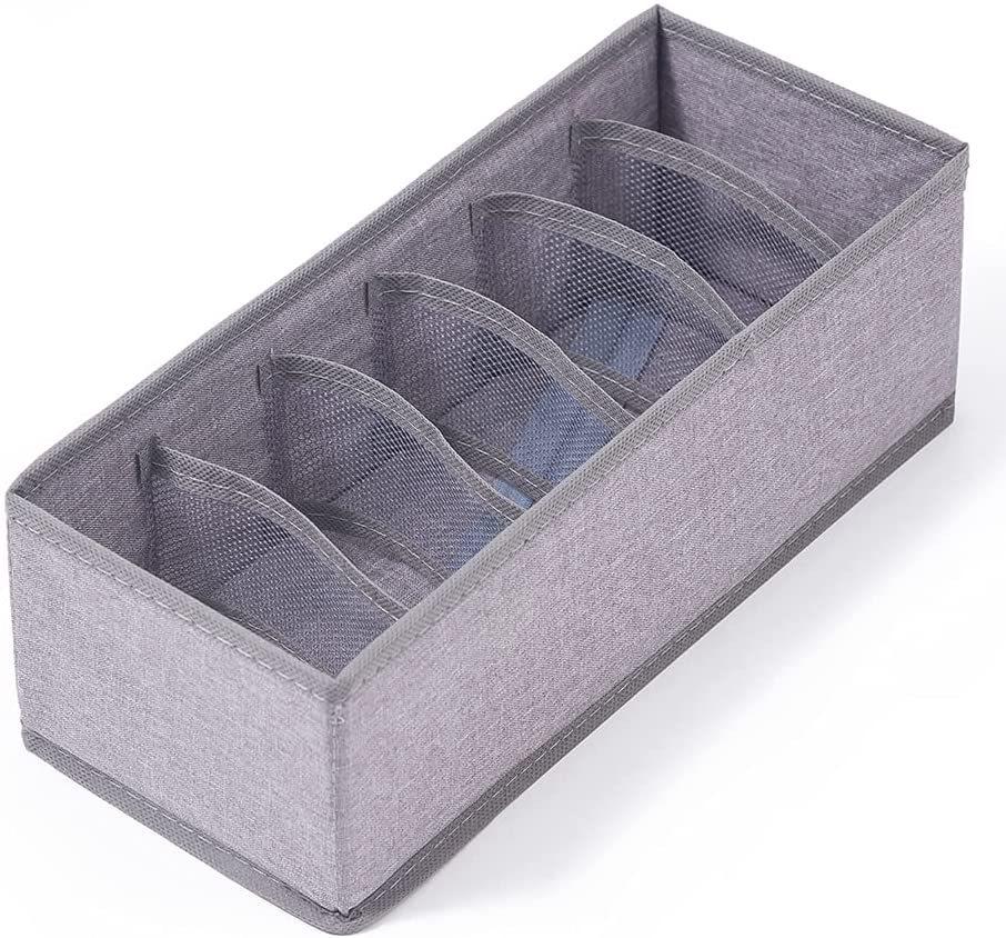 Three-in-One Drawer-Style Storage Box for Socks, Underwear, and Bras