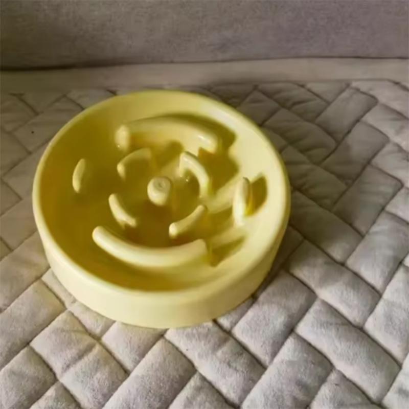 Slow Feeder Plastic Pet Bowl Anti-choking cat Puzzle Food Bowl Pet Slow Feeding Basin For Anxiety Relief