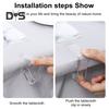 12Pcs Invisible Clear Tablecloth Clip Non-slip Heavy Duty Transparent Indoor Outdoor Wedding Party Picnic Camping Dining Table Cover Holder Fixing
