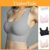 Seamless Plus Size Padded Sports Bra With Breathable Elastic And U Back Design