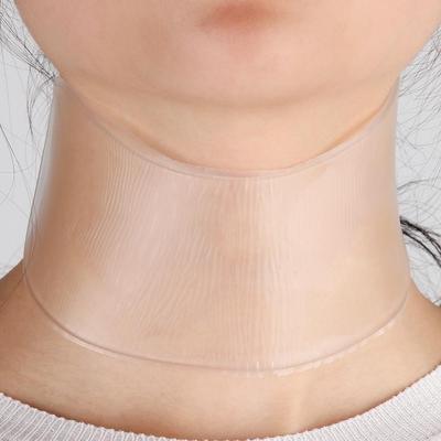 1 Stück wiederverwendbare Silikon-Pflege-Nackenpolster, Nackenband, Falten-Pads für Hals-Falten-Behandlung, Prävention, Anti-Falten-Entferner