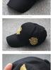 Men's Wool Felt High Top Baseball Cap: Large Head, Small Face Fit, Korean Style, Spring/Autumn.