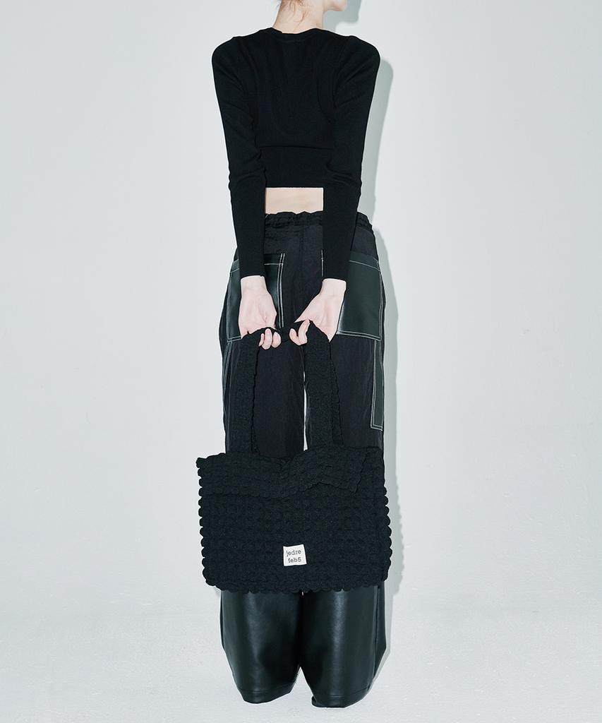 Jedrefeb5 Croffle Shoulder Bag Black
