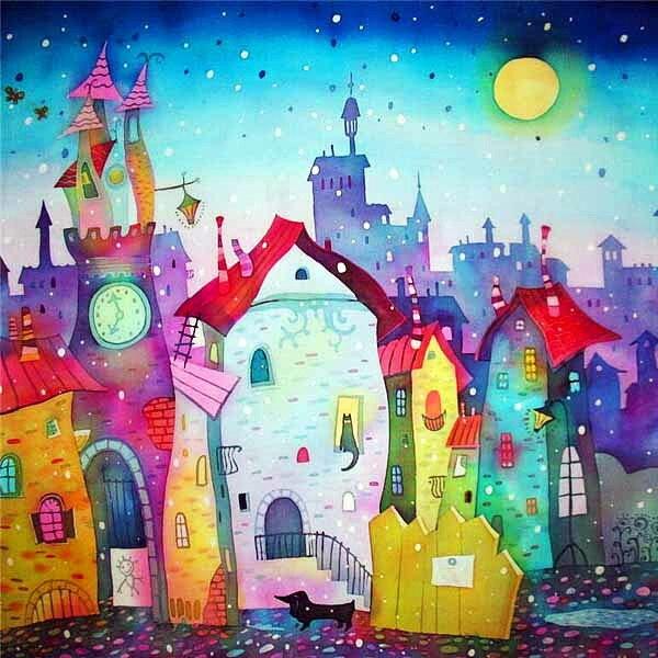 

50x50 см полная квадратная алмазная живопись дом мозаика алмазная живопись мультфильм ручная вышивка распродажа домашний декор рукоделие Full Round 50x50CM фиолетовый