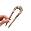 Women's U-Shaped Acetate Hairpin: Modern Chinese Style Bun Headwear