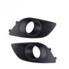 1 Pair Front Left Right Side Fog Light Bezel Frame Cover Fit for Suzuki Swift 2011 2012 2013 2014 2015 2016 2017 Black Plastic