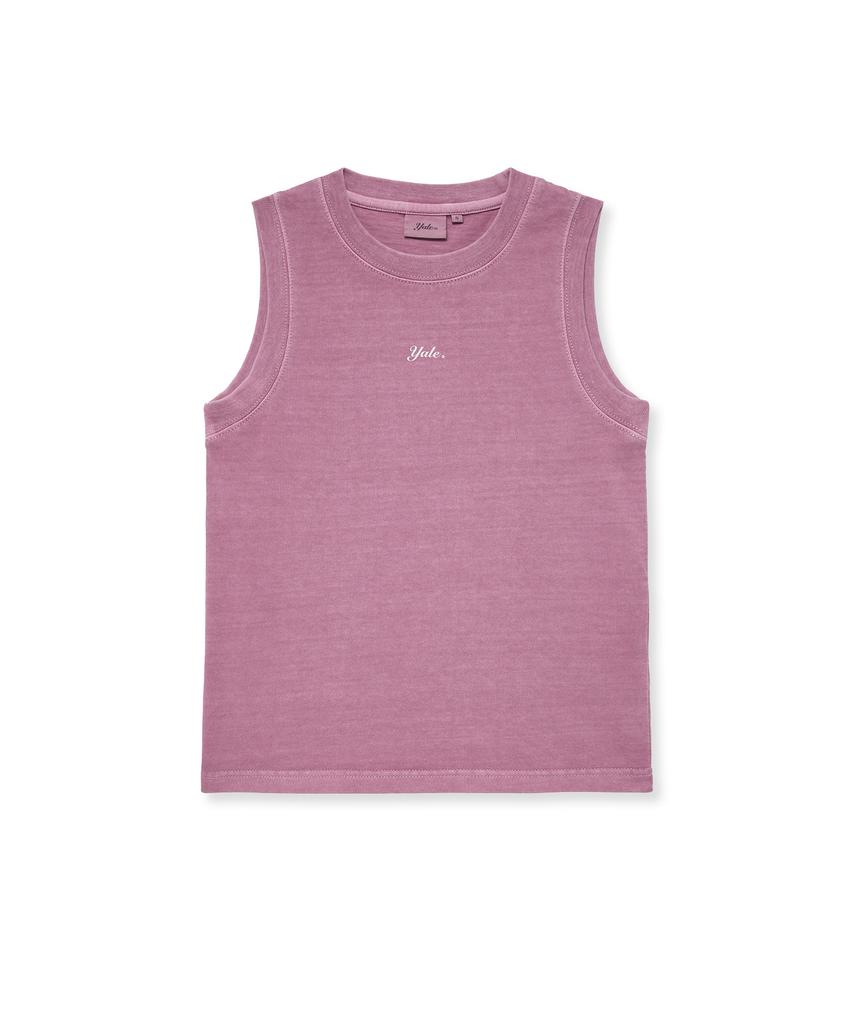 YALE Women'S Pigment Crop Sleeveless_Pink