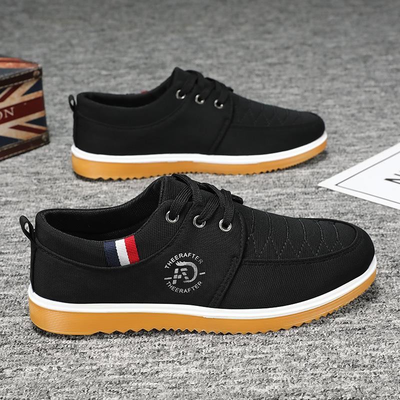 [30-day hot-selling 1642 pieces] New old Beijing cloth shoes men's lace-up work shoes breathable and versatile casual shoes