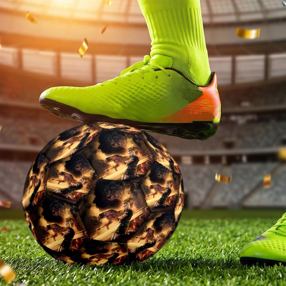 Mbappé Soccer Ball Size 5 Football Machine Sewn Indoor Outdoor Training and Matches Surprise Collection Gift Perfect Birthday Christmas Gift Idea