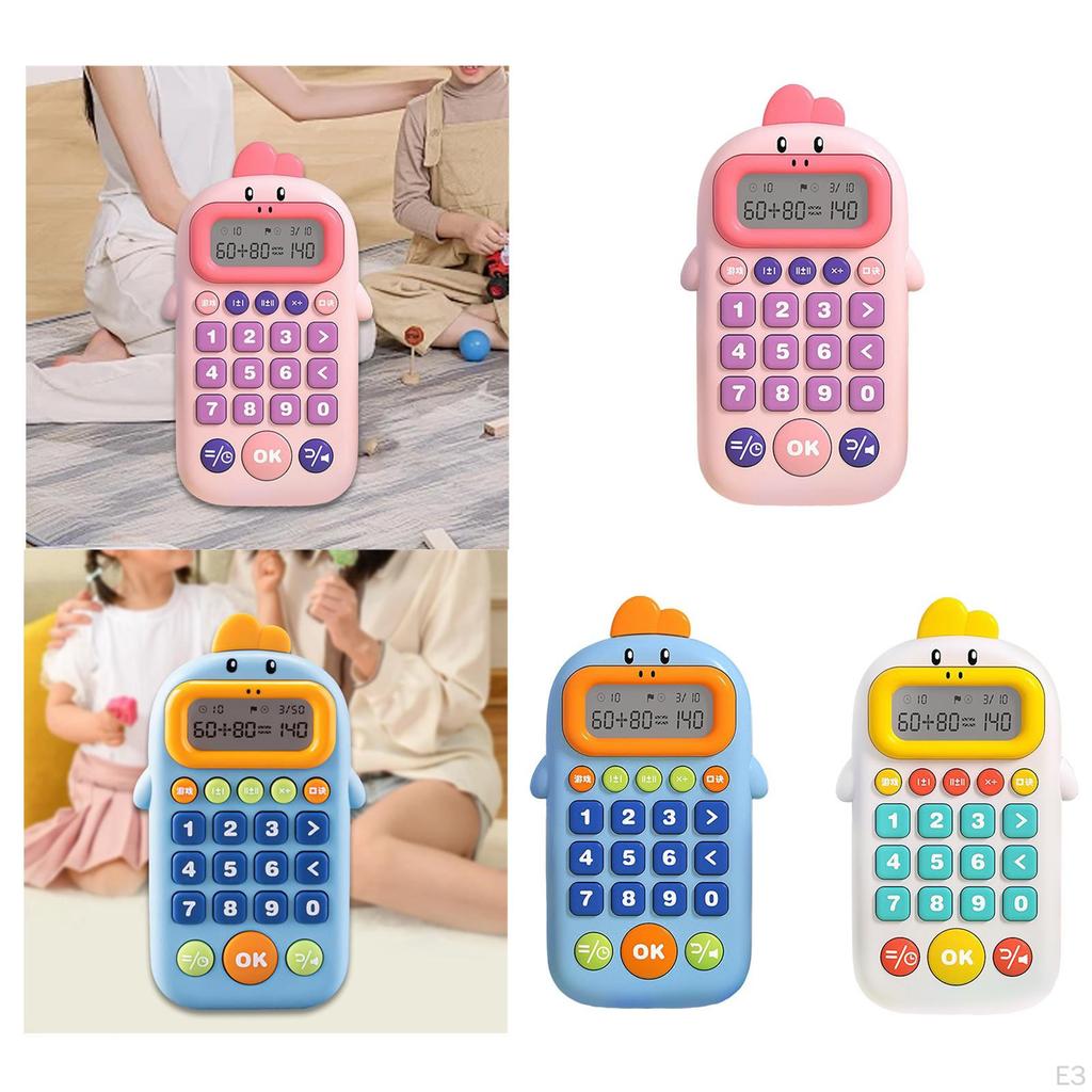 Electronic Math Game Educational Toy Learning Tool Teaching Aids Portable Calculator