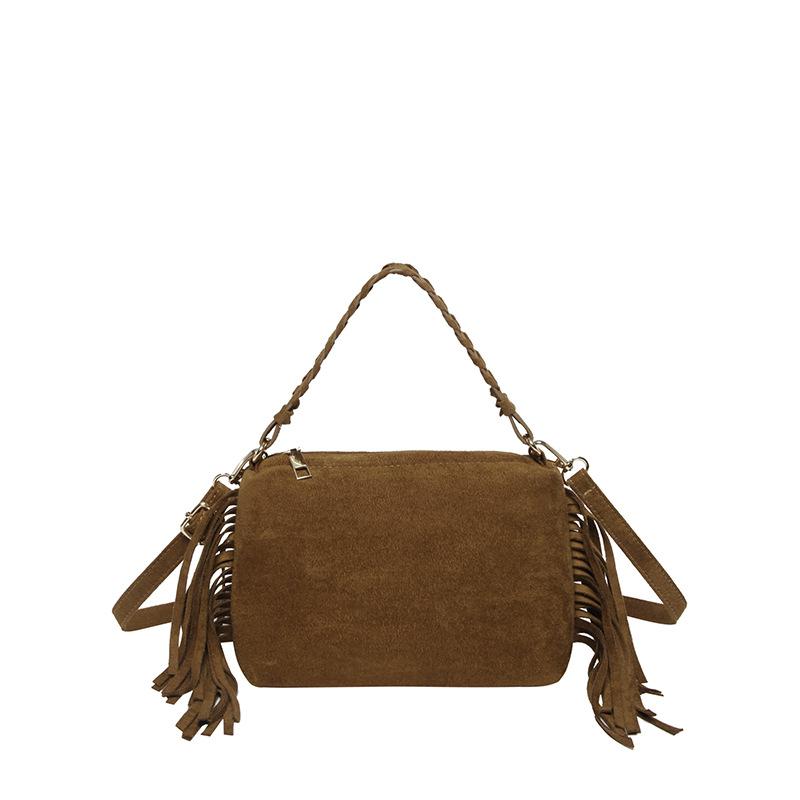 Retro High-end Texture Women's Bag, Retro Fashionable and Elegant Fringed Handbag, Crossbody Bag