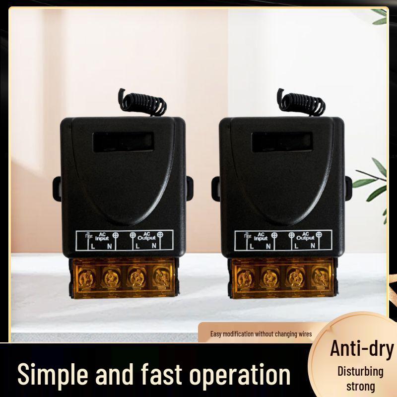 220V 30A Drahtloser Fernbedienungsschalter für Wasserpumpe, Motor, Dunstabzugshaube, Abluftventilator und Sprühgerät.