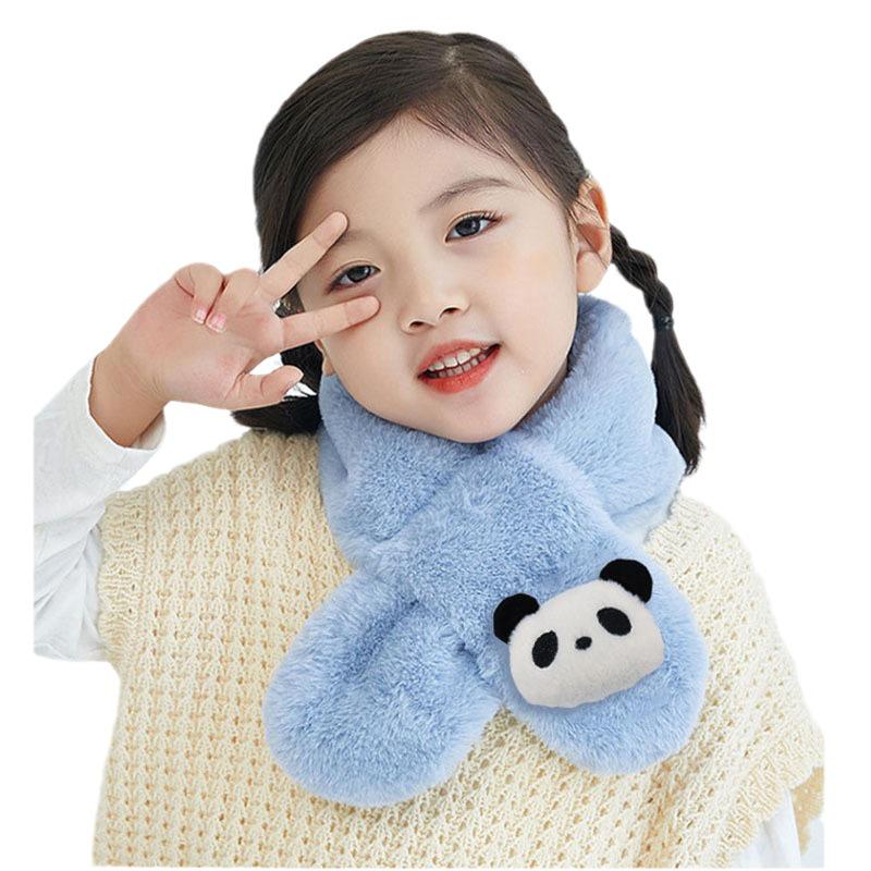 Children's Cartoon Faux Rabbit Fur Neck Warmer Scarf