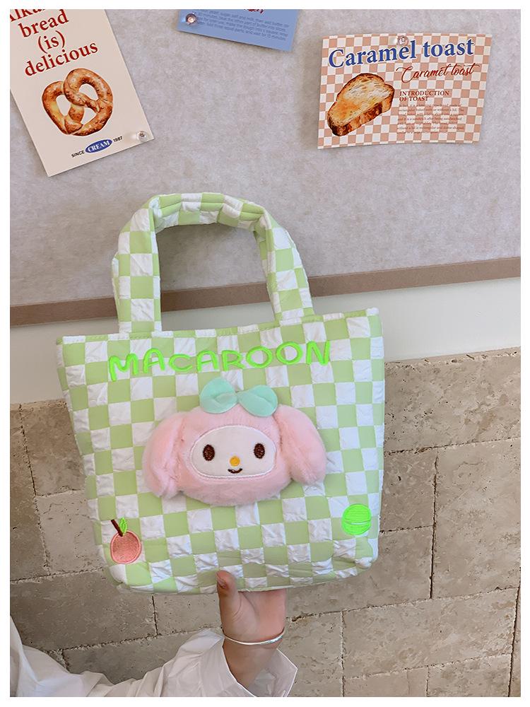 Cartoon Kids' Plush Toy Handbag - Chic, Casual, Cute Tote Wristlet for Girls