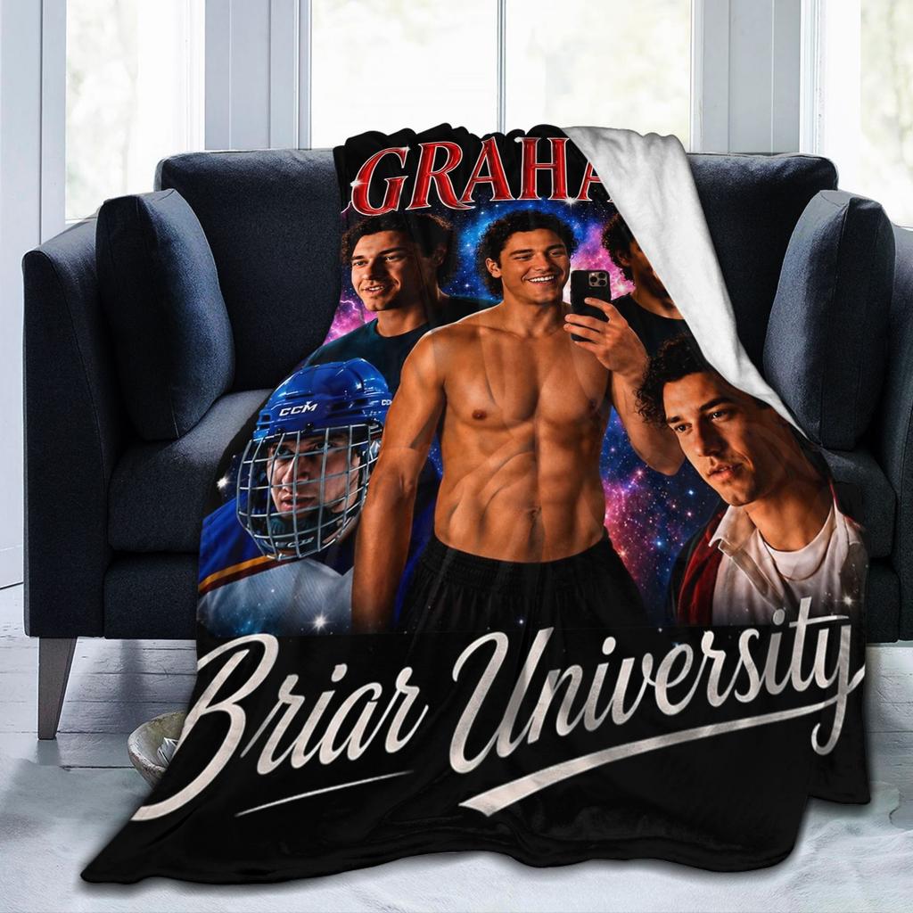 Garrett Graham Off Campus Blanket Velvet Decoration  Multi-Function Warm Throw Blanket For Bedding Couch Plush Thin Quilt