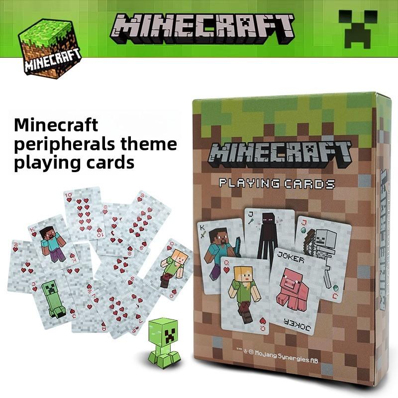 Game Minecraft Poker Children Board Games Card Party Toys Gifts Collectible