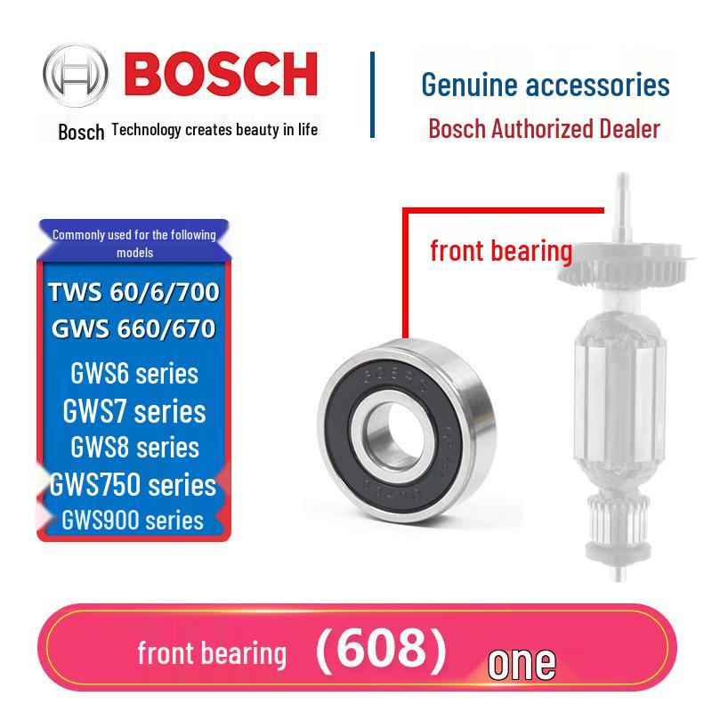 Bosch Angle Grinder Parts: Rotor, Stator, Switch, Carbon Brush, Housing, Gear for GWS7-100/125