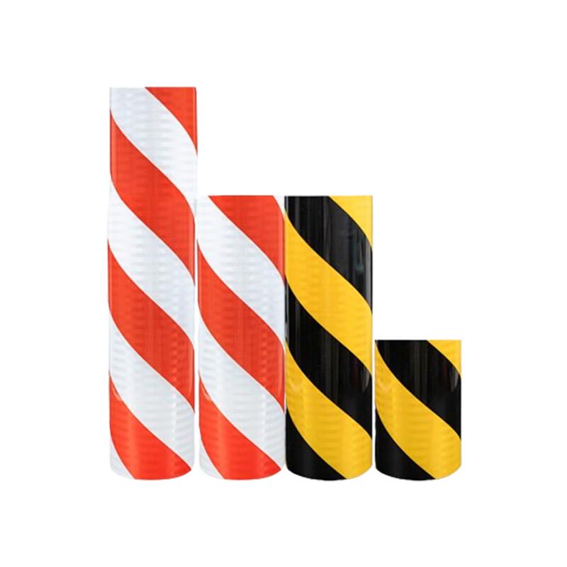 Red & White Twill Reflective Traffic Guardrail Tape