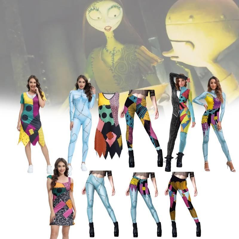The Before Nightmare Christmas Halloween Cosplays Dress Clothing Plays Role