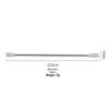 Stainless Steel Double-Headed Nail Pusher & Dead Skin Remover Tool for Manicure and Beauty Salon