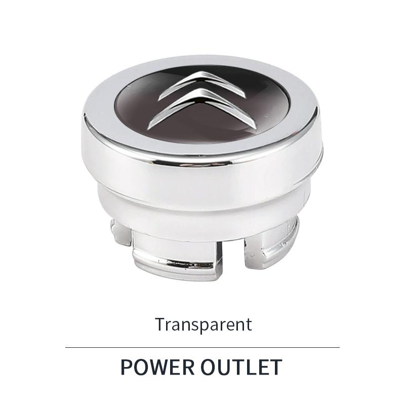 AIJ4   Citroen Car Cigarette Lighter Dust Plug Socket Cover Cap For Citroen C2 C3 C4 C5 Cactus Auto Interior Accessories (6 Colors)
