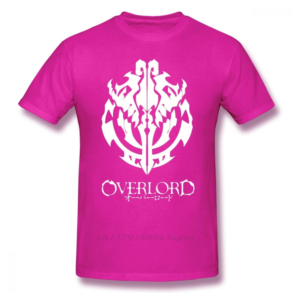 Overlord T-Shirt Overlord Anime Gildenemblem Ainz Ooal Gown T-Shirt Grafisches Kurzarm-T-Shirt Herren Übergröße T-Shirt