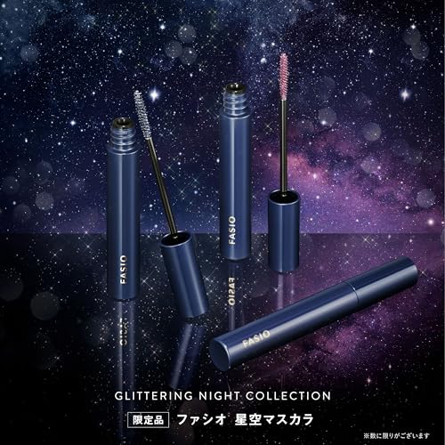 FASIO Starry Sky Mascara 101 Holy Night 6g Navy Glitter Color Mascara