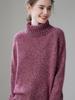 Women's Thickened Cashmere Sweater: High Neck, Loose Fit for Autumn & Winter, Warm Base Layer, Casual Knitwear