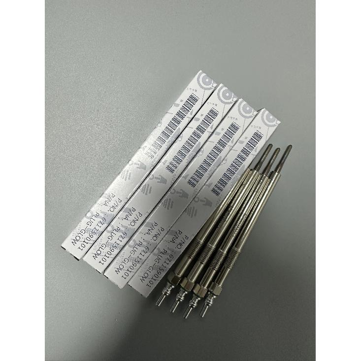 Engine start glow plug Glow Plug 6711590101 For Ssangyong Actyon Kyron Rexton  Actyon Sports Rodius/Stavic 2011-17 Korando 10-13 4PC
