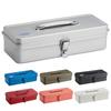 Toyo Steel Tool Box T-320 Width Approximately 33cm Depth 14cm Height 9cm Made Japan Storage (Silver)