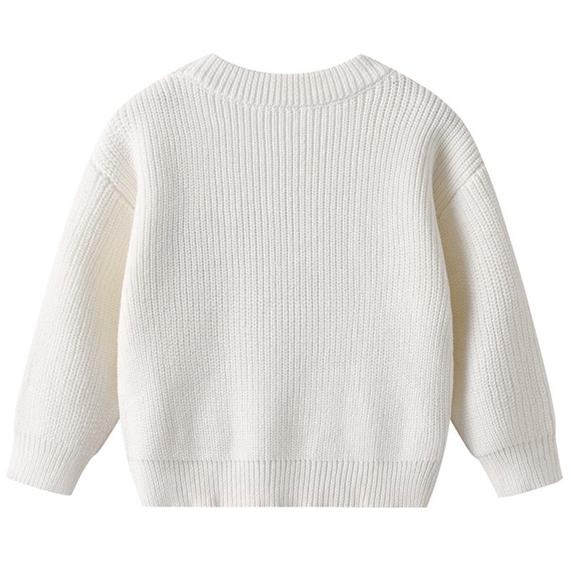 Høst og Vinter Håndbrodert HONEY Baby Base Strikket Genser Genser Barnegenser