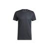 AEROREADY T Shirts Men's Black Crew Neck Moderate H16879