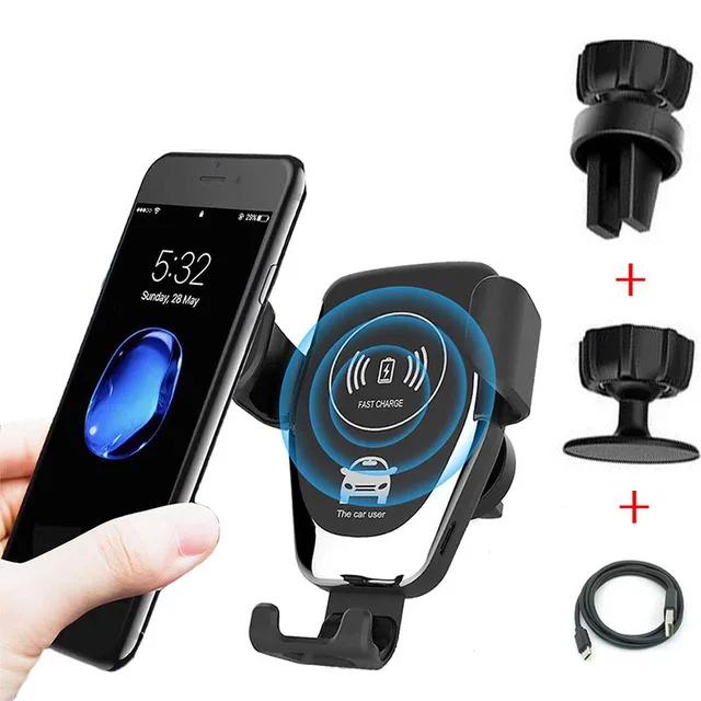 Car Wireless Charger Gravity Sensing Car Air Outlet Fast Charging Wireless Charger Bracket Stand
