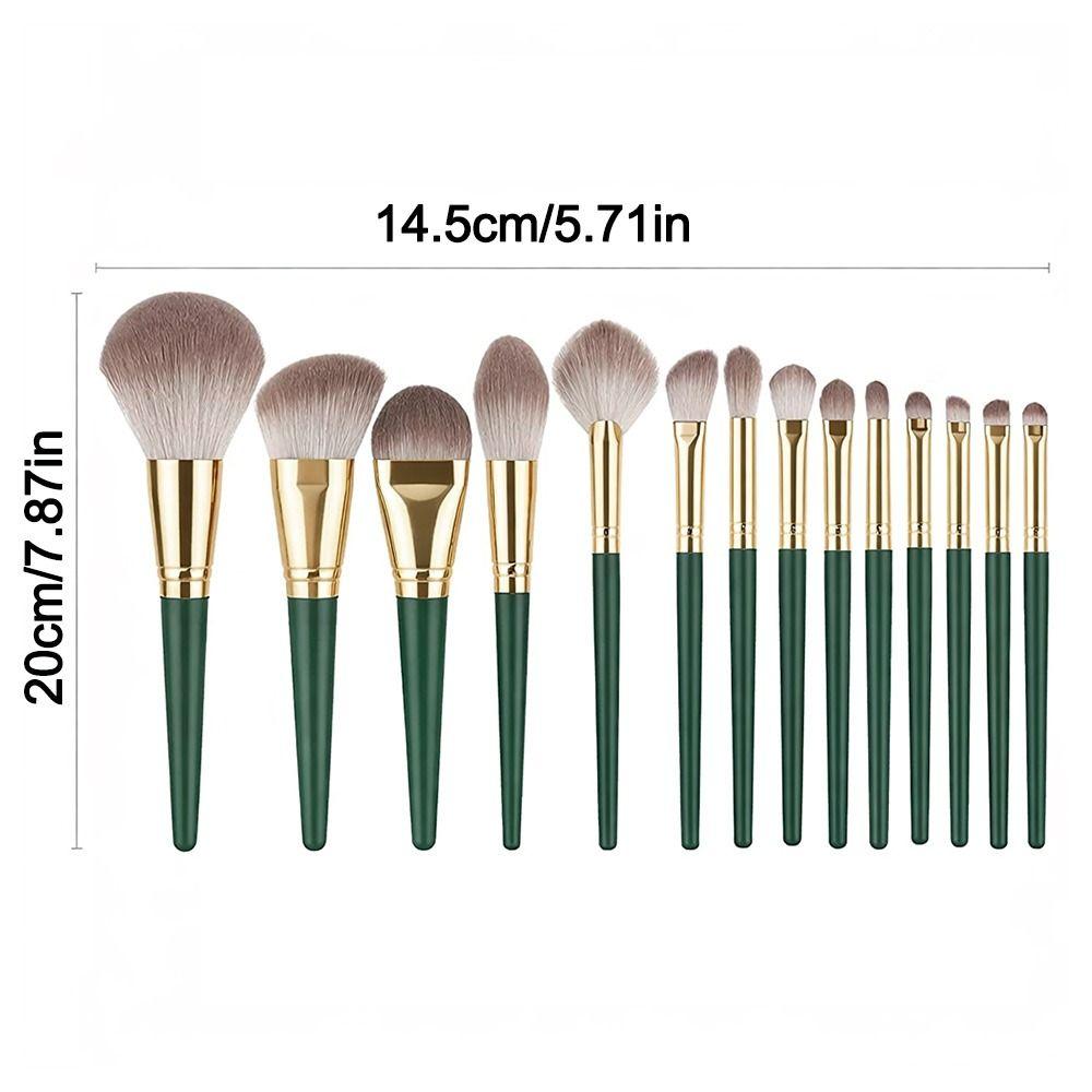14-Piece Set Makeup Brush Set Super Soft Washable Make Up Brushes Reusable Foundation Brush