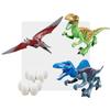 Non-Toxic Jurassic Dinosaurs World Velociraptor Triceratops Indominus T-Rex Model Building Blocks Assemble Educational Toys For Kids Gifts