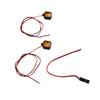 LED Toy Car Lights Remote Control Car Spotlights with   Metal Bracket 12mm Diameter RC Car Flashing Light Strips