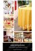 European Style Double Hook Floral Round Tablecloth for Hotel, Restaurant & Wedding Conference Dining Tables