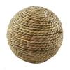 6/10cm Kauspielzeug Geflochtener Ball Meerschweinchen Kaninchen Hamster Kleintier Spiel Haustier Interaktives Kauspielzeug Natürlicher Grasball Lustige Haustierspielzeuge